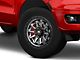 Fuel Wheels Covert Matte Gunmetal with Black Bead Ring 6-Lug Wheel; 18x9; 1mm Offset (19-23 Ranger)