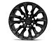 Fuel Wheels Flame Blackout 6-Lug Wheel; 20x10; -18mm Offset (19-23 Ranger)