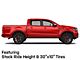 Fuel Wheels Flame Gloss Black Milled with Candy Red 6-Lug Wheel; 22x10; -18mm Offset (19-23 Ranger)