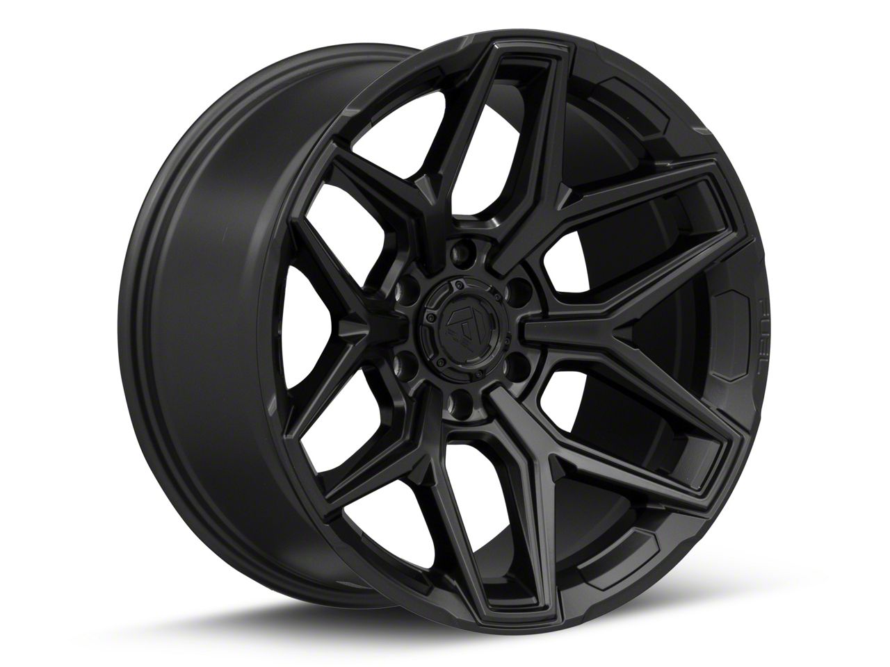 Fuel Wheels Ranger Flux Blackout 6-Lug Wheel; 22x12; -44mm Offset ...