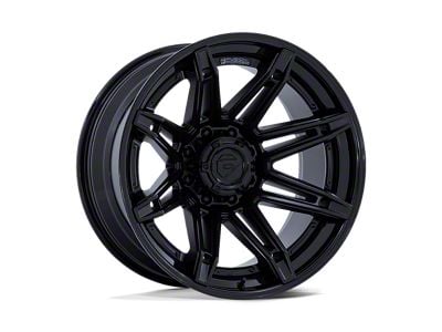 Fuel Wheels Fusion Forged Brawl Matte Black with Gloss Black Lip 6-Lug Wheel; 24x12; -44mm Offset (19-23 Ranger)