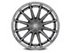 Fuel Wheels Fusion Forged Burn Platinum with Chrome Lip 6-Lug Wheel; 22x10; -18mm Offset (19-23 Ranger)