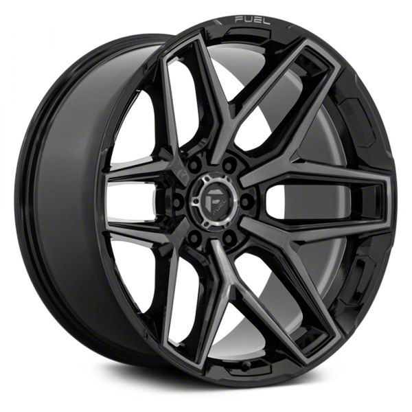 Fuel Wheels Ranger Fusion Forged Flux Gloss Black Brushed with Gray ...