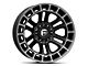 Fuel Wheels Heater Matte Black Double Dark Tint Machined 6-Lug Wheel; 18x9; 1mm Offset (19-23 Ranger)