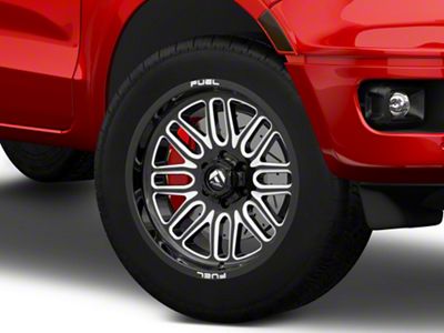 Fuel Wheels Ignite Gloss Black Milled 6-Lug Wheel; 20x9; 1mm Offset (19-23 Ranger)