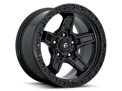 Fuel Wheels Kicker Matte Black 6-Lug Wheel; 18x9; -12mm Offset (19-23 Ranger)