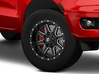 Fuel Wheels Maverick Matte Black Milled 6-Lug Wheel; 18x9; 13mm Offset (19-23 Ranger)