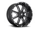 Fuel Wheels Maverick Matte Black Milled 6-Lug Wheel; 24x12; -44mm Offset (19-23 Ranger)