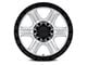 Fuel Wheels Outrun Machined with Gloss Black Lip 6-Lug Wheel; 18x9; 18mm Offset (19-23 Ranger)