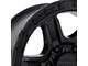 Fuel Wheels Outrun Matte Black with Gloss Black Lip 6-Lug Wheel; 17x8.5; -10mm Offset (19-23 Ranger)