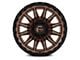 Fuel Wheels Piston Matte Bronze with Gloss Black Lip 6-Lug Wheel; 20x10; -18mm Offset (19-23 Ranger)