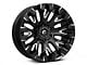 Fuel Wheels Quake Gloss Black Milled 6-Lug Wheel; 18x9; 1mm Offset (19-23 Ranger)