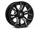 Fuel Wheels Rage Gloss Black Milled 6-Lug Wheel; 20x9; 1mm Offset (19-23 Ranger)