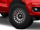 Fuel Wheels Rincon Matte Gunmetal with Matte Black Lip 6-Lug Wheel; 18x9; 1mm Offset (19-23 Ranger)