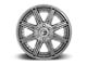 Fuel Wheels Rogue Platinum Brushed Gunmetal 6-Lug Wheel; 20x9; 1mm Offset (19-23 Ranger)