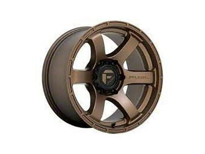 Fuel Wheels Rush Textured Bronze 6-Lug Wheel; 17x9; 1mm Offset (19-23 Ranger)