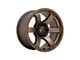 Fuel Wheels Rush Textured Bronze 6-Lug Wheel; 17x9; 1mm Offset (19-23 Ranger)
