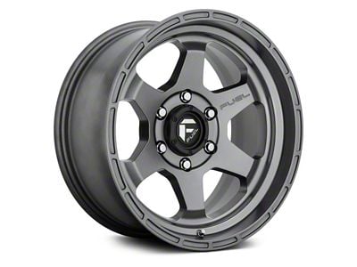 Fuel Wheels Shok Matte Anthracite 6-Lug Wheel; 17x10; -18mm Offset (19-23 Ranger)