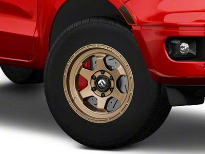 Fuel Wheels Shok Matte Bronze 6-Lug Wheel; 17x9; -12mm Offset (19-23 Ranger)