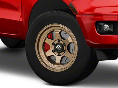 Fuel Wheels Shok Matte Bronze 6-Lug Wheel; 18x9; -12mm Offset (19-23 Ranger)