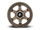 Fuel Wheels Shok Textured Bronze 6-Lug Wheel; 17x9; 1mm Offset (19-23 Ranger)