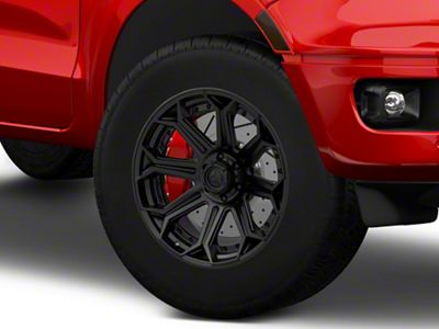 Fuel Wheels Siege Matte Black 6-Lug Wheel; 18x9; 1mm Offset (19-23 Ranger)