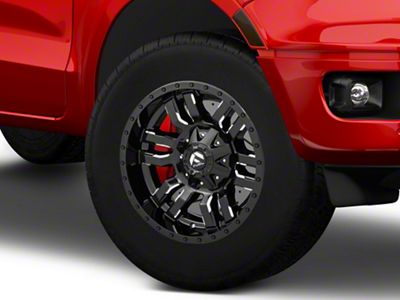 Fuel Wheels Sledge Gloss Black Milled 6-Lug Wheel; 18x9; 19mm Offset (19-23 Ranger)