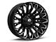 Fuel Wheels Strike Gloss Black Milled 6-Lug Wheel; 22x12; -44mm Offset (19-23 Ranger)