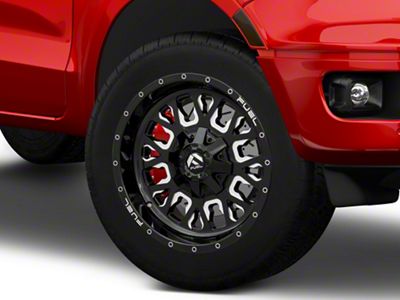 Fuel Wheels Stroke Gloss Black Milled 6-Lug Wheel; 20x9; 20mm Offset (19-23 Ranger)