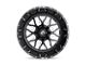 Fuel Wheels Stroke Gloss Black Milled 6-Lug Wheel; 22x12; -44mm Offset (19-23 Ranger)