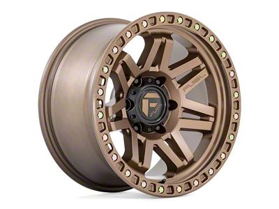 Fuel Wheels Syndicate Full Matte Bronze 6-Lug Wheel; 17x9; -12mm Offset (19-23 Ranger)