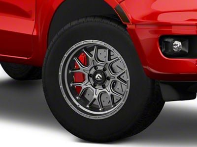 Fuel Wheels Tech Matte Anthracite 6-Lug Wheel; 18x9; 20mm Offset (19-23 Ranger)