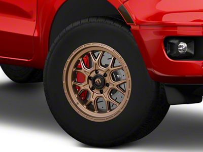 Fuel Wheels Tech Matte Bronze 6-Lug Wheel; 17x9; 20mm Offset (19-23 Ranger)