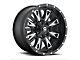 Fuel Wheels Throttle Matte Black Milled 6-Lug Wheel; 22x14; -76mm Offset (19-23 Ranger)