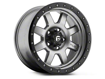 Fuel Wheels Trophy Anthracite with Black Ring 6-Lug Wheel; 17x8.5; 6mm Offset (19-23 Ranger)