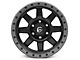 Fuel Wheels Trophy Matte Black with Anthracite Ring 6-Lug Wheel; 17x8.5; 6mm Offset (19-23 Ranger)
