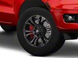 Fuel Wheels Vapor Matte Black Double Dark Tint 6-Lug Wheel; 18x9; 19mm Offset (19-23 Ranger)