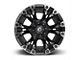 Fuel Wheels Vapor Matte Black Machined 6-Lug Wheel; 20x12; -44mm Offset (19-23 Ranger)