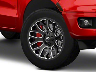 Fuel Wheels Warrior Gloss Black Milled 6-Lug Wheel; 20x10; -18mm Offset (19-23 Ranger)