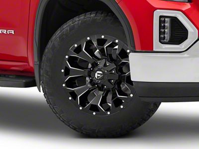 Fuel Wheels Assault Gloss Black Milled 6-Lug Wheel; 20x9; 19mm Offset (19-24 Sierra 1500)