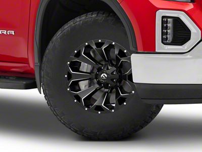 Fuel Wheels Assault Matte Black Milled 6-Lug Wheel; 18x9; -13mm Offset (19-24 Sierra 1500)