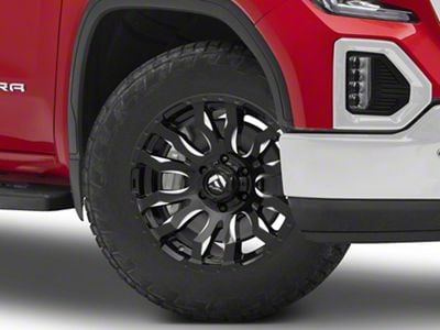 Fuel Wheels Blitz Gloss Black Milled 6-Lug Wheel; 20x9; 20mm Offset (19-24 Sierra 1500)