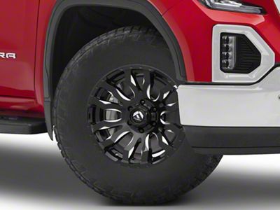 Fuel Wheels Blitz Gloss Black Milled 6-Lug Wheel; 18x9; -12mm Offset (19-24 Sierra 1500)