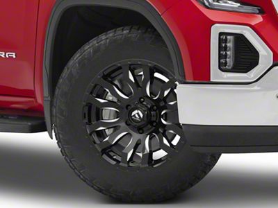 Fuel Wheels Blitz Gloss Black Milled 6-Lug Wheel; 20x12; -44mm Offset (19-24 Sierra 1500)