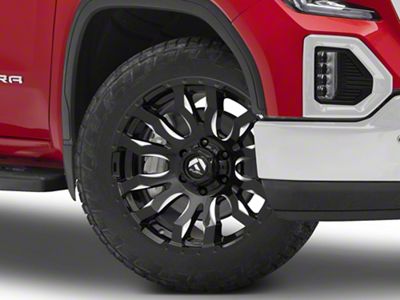 Fuel Wheels Blitz Gloss Black Milled 6-Lug Wheel; 22x12; -44mm Offset (19-25 Sierra 1500)