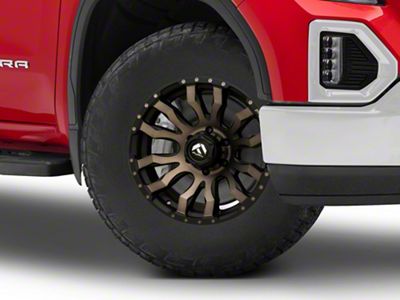 Fuel Wheels Blitz Matte Black Double Dark Tint 6-Lug Wheel; 18x9; 1mm Offset (19-24 Sierra 1500)