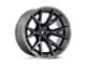 Fuel Wheels Catalyst Gloss Black with Brushed Gray Tint Face and Lip 6-Lug Wheel; 20x9; 20mm Offset (19-24 Sierra 1500)