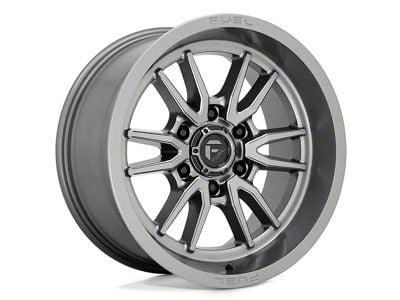 Fuel Wheels Clash Gun Metal 6-Lug Wheel; 20x9; 1mm Offset (19-24 Sierra 1500)