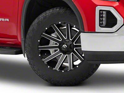 Fuel Wheels Contra Matte Black Milled 6-Lug Wheel; 20x9; 19mm Offset (19-24 Sierra 1500)