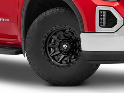 Fuel Wheels Covert Matte Black 6-Lug Wheel; 17x9; 1mm Offset (19-24 Sierra 1500)